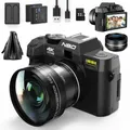 Fotocamera digitale NBD 4K 48MP Fotocamera con messa a fuoco automatica Supporto per fotografia WiFi Nessuna batteria Utilizza fotocamera digitale adatta per principianti