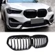 Per BMW F48 LCI X1 2020-2022 accessori per auto griglie da corsa di ricambio griglia paraurti anteriore in ABS nero lucido