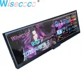 Wisecoco 12.6 pollici 1920×515 RGB 157PPI custodia per monitor portatile schermo sub GPU display secondario IPS OSD DC auricolare Aida64