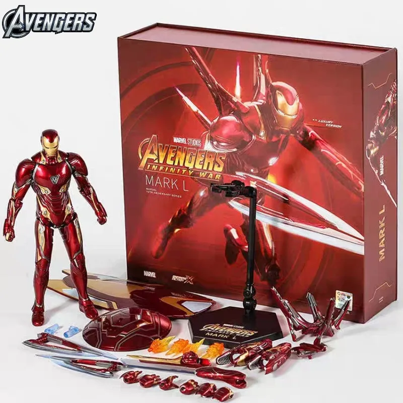 Hot Toys The Avengers Iron Man Mark Mk50 Action Garage Kit figura modello giocattolo regalo da collezione regali di natale di compleanno
