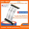Cavo riser PCIe 5.0 Staffa di montaggio verticale GPU Scheda riser SSD RAID GEN5 verificata. bassa perdita GPU di prossima generazione
