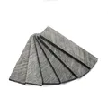 2 pezzi manico per coltello fai da te di alta qualità materiale per paster in corno di bufalo nero i materiali per incisione di compresse di corno 2 pezzi muslimah