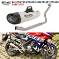 Slip per ZONTES ZT310R 310R ZT310T ZT310X 2018 2019 2022 sistema di scarico Moto Escape modifica