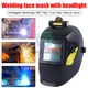 Maschera per saldatura con oscuramento automatico a colori reali Casco per saldatura Maschera per saldatore a pieno facciale con ampia vista per taglio di molatura di saldatura ad arco