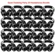 Cuffie wireless pieghevoli nere Silent Disco Compete System - Pacchetto cuffie da 20 cuffie Silent Clubbing Party