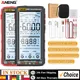 ANENG 681 Multimetro digitale da 6000 conteggi Misuratore universale ricaricabile anti-scottatura intelligente Tester NCV Torcia retroilluminata LCD da 5 pollici