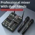 Console Mixer Audio a 4 canali uno per due Mixer microfono Wireless Bluetooth K Song Karaoke UF4-M BT UHF nuova registrazione dal vivo