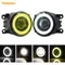 2 X Auto LED Fendinebbia Angel Eye DRL Fendinebbia Anteriore Per Renault Duster Clio Megane Twingo