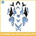 Kit carene complete per moto ABS adatto per YAMAHA TMAX560 2022-2024 TMAX 560 T-MAX 2022-2024 Kit carenatura carrozzeria grigio scuro