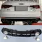 Diffusore nero paraurti posteriore Spoiler per Audi A4 B9 2017 2018 2019 2020 aggiornamento Audi ABT punta del tubo di scarico posteriore diffusa