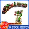 Mold KING 12028 MOC 2 IN 1 Robot che cambia e vacanze invernali treno Building Blocks mattoni