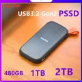 SanDisk originale PSSD 480GB 1TB 2TB Type-C USB3.2 unità a stato solido portatile E30 lettura massima fino a 800 MB/s per laptop/computer