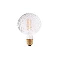 Perceuse à ananas à ampoule de forme rétro, 220V 4W 2700K, ananas transparent G95 à l'intérieur
