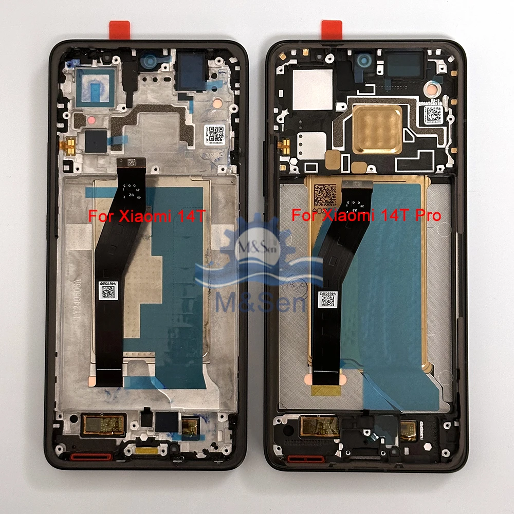 6.67 "Original AMOLED Für Xiaomi 14T 14T Pro LCD Screen Display Rahmen + Touch Für redmi K70 Ultra K70 Extreme Edition Display Image
