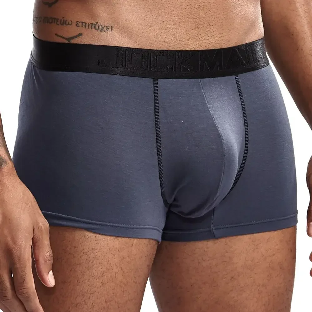 Unterwäsche Männer Boxer Briefs Mesh Pouch Penis Hodensack Trennung U Konvexen Unterhosen Herren Boxer Hombre Boxershorts Atmungsaktiv Image