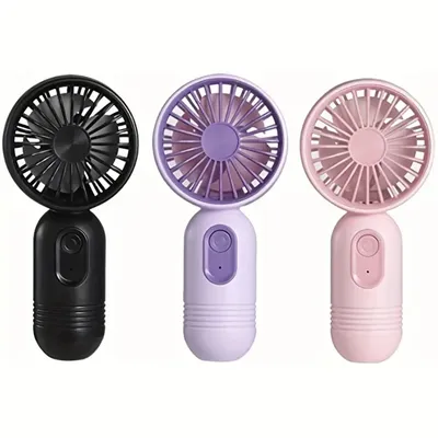 USB Rechargeable Mini Portable Fan With Lightweight Handheld Battery Fan - Perfect For Office, Outdoor, Travel, And Camping Fan