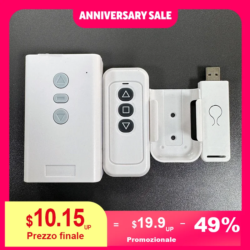 2025 Fernbedienung für elektrische Leinwandsteuerung: Intelligenter Heimkino-Projektionsvorhang-Hebeschalter mit A-Tasten-Verknüpfung Image