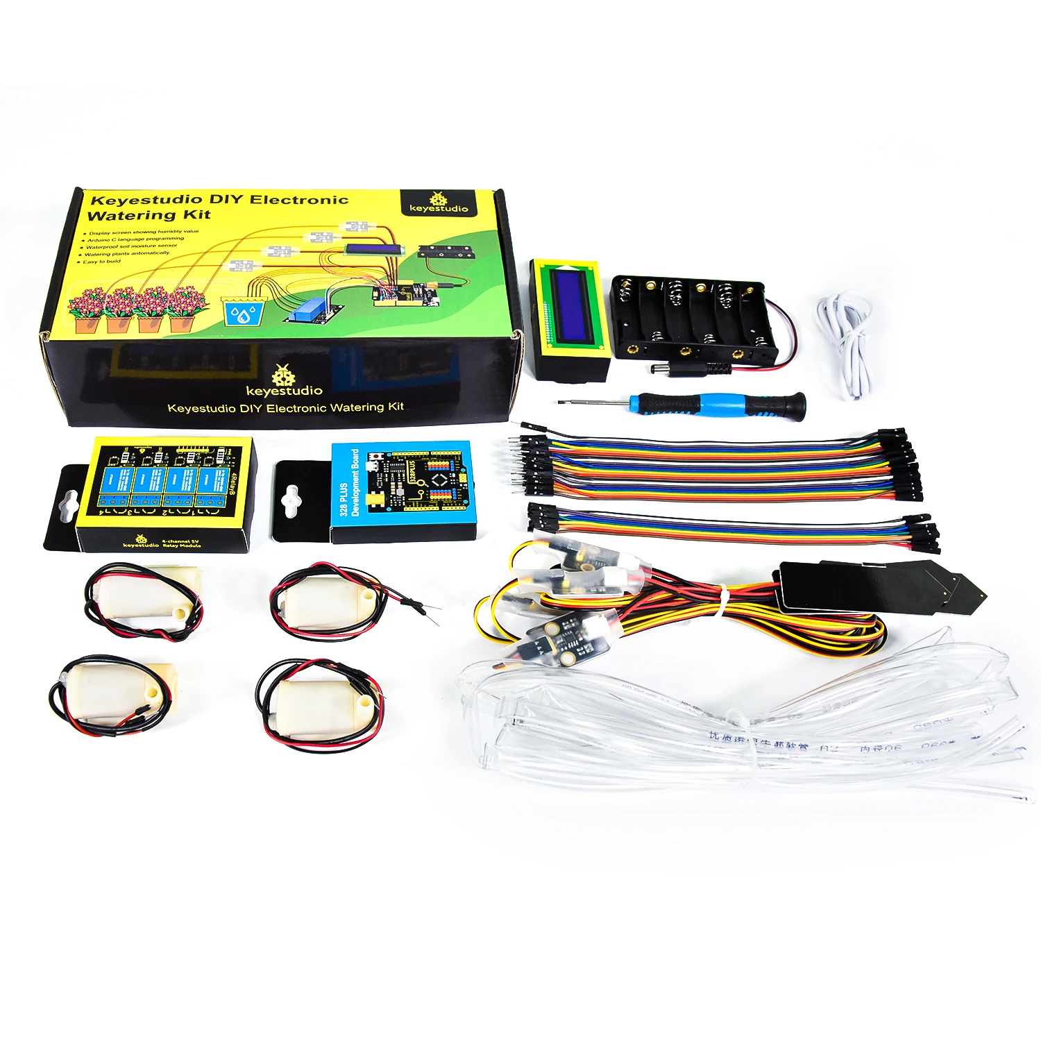 Keyes tudio smart automatische bewässerung starter kit diy elektronisches engineering kit für arduino uno projekte stamm programmier kit lcd Image