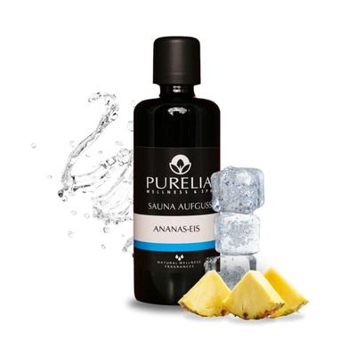 Saunaaufguss Konzentrat Ananas-Eis 100 ml natürlicher Sauna-aufguss - reine ätherische Öle - Purelia