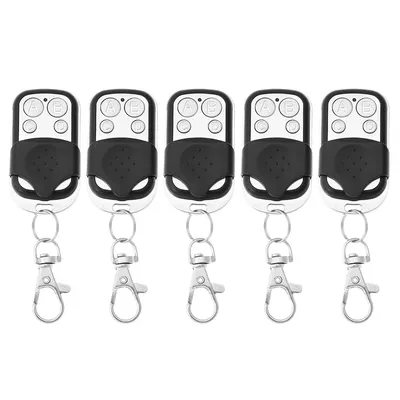 5pcs Fixed Code Remote Control 4 Buttons 433MHz Cloning Duplicator Universal Replacement Wireless