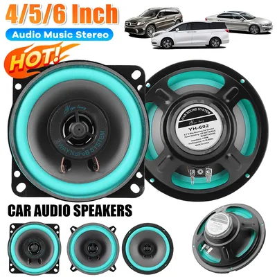 Universal Car Speaker 100W/160W HiFi Coaxial Subwoofer 12V Full Range Speaker Sensitivity 92dB Car