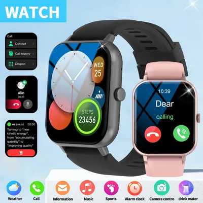 HOT 2025 Smart watch, wireless calling/dial, multi-Sport mode, calling reminder and rejection, SMS