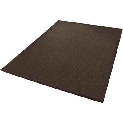 Sisalteppich DEKOWE "Mara S2 mit Bordüre", braun (mokka), B:80cm H:5mm L:250cm, Sisal, Teppiche, Flachgewebe, Material: 100% Sisal, Wohnzimmer, Kundenliebling Image