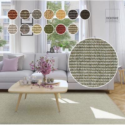 Sisalteppich DEKOWE "Mara S2 mit Bordüre", bunt (beige, bunt), B:133cm H:5mm L:190cm, Sisal, Teppiche, Flachgewebe, Material: 100% Sisal, Wohnzimmer, Kundenliebling Image