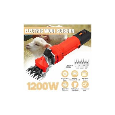 Niemals verwendet] Elektrische Schafschermaschine, 850 w, 6 Geschwindigkeiten, professionell, Image