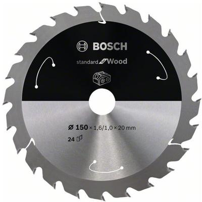 Kreissägeblatt Standard for Wood, 150 x 1,6/1 x 20, 24 Zähne - 2608837674 - Bosch