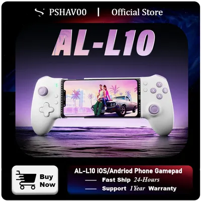 AL-L10 Hall Rocker Mobile Stretch Gamepad for Android iOS Hall Linear Trigger Wired/Wireless