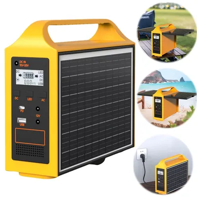 Portable Solar Power Station 24000mAh 20W Solar Power Storage Generator System Mobile Power Supply