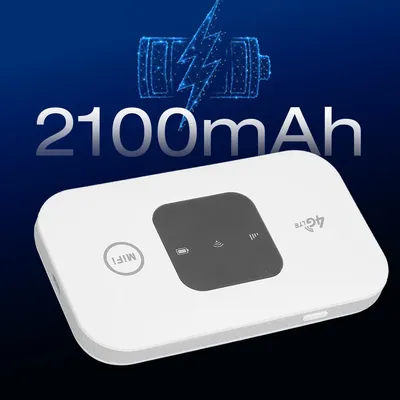 Portable Wifi High Speed White Portable Small 4G Mobile WiFi Hotspot Router for Phone Laptop Desktop