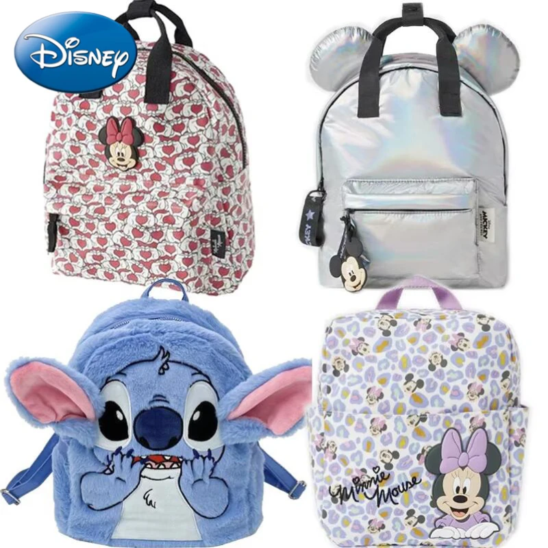 Disney nouveau Mickey dessin animé mode sac à dos femmes Minnie toile sac d'école garçons et filles mode grande capacité sac à dos