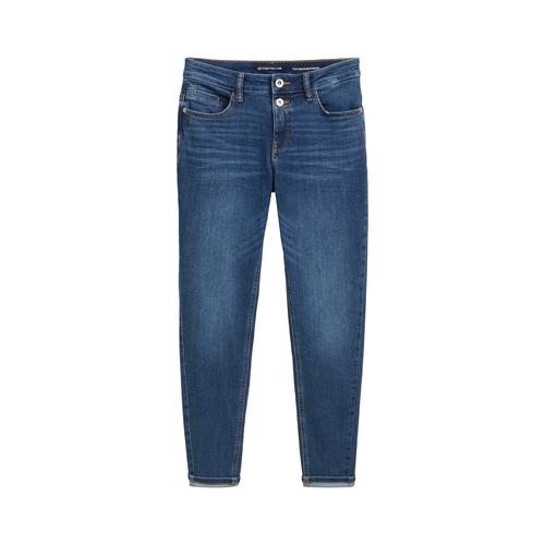 TOM TAILOR Damen Boyfriend Jeans, blau, Uni, Gr. 29/32