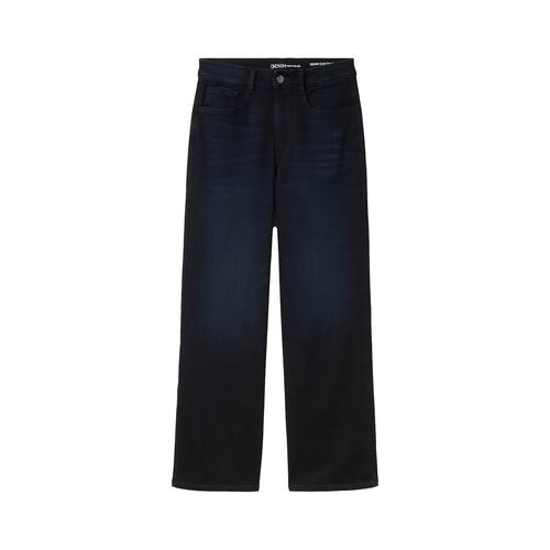 TOM TAILOR DENIM Damen Culotte Jeans mit recycelter Baumwolle, blau, Uni, Gr. S