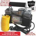 Compressore d'aria 12V/220V pompa d'aria per auto gonfiatore portatile per pneumatici compressore elettrico per pompa per moto compressore d'aria per piccoli veicoli