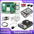 Alimentatore scatola opzionale originale Raspberry Pi 5 4G 8G RAM BCM2712 Cortex-A76 2.4GHz VideoCore VII LPDDR4X-4267 per RPi 5