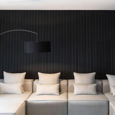 HOME DELUXE - Akustikpaneel SONIC - 80 x 40 cm Farbe: Black Oak, Menge: 3 Holz Akustikpaneele Image