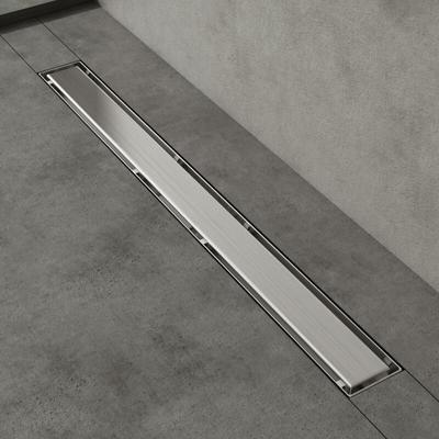 Doporro - Duschrinne 80cm Edelstahl Dusche Duschablauf mit Gruchstop und Haarsieb befliesbar Image