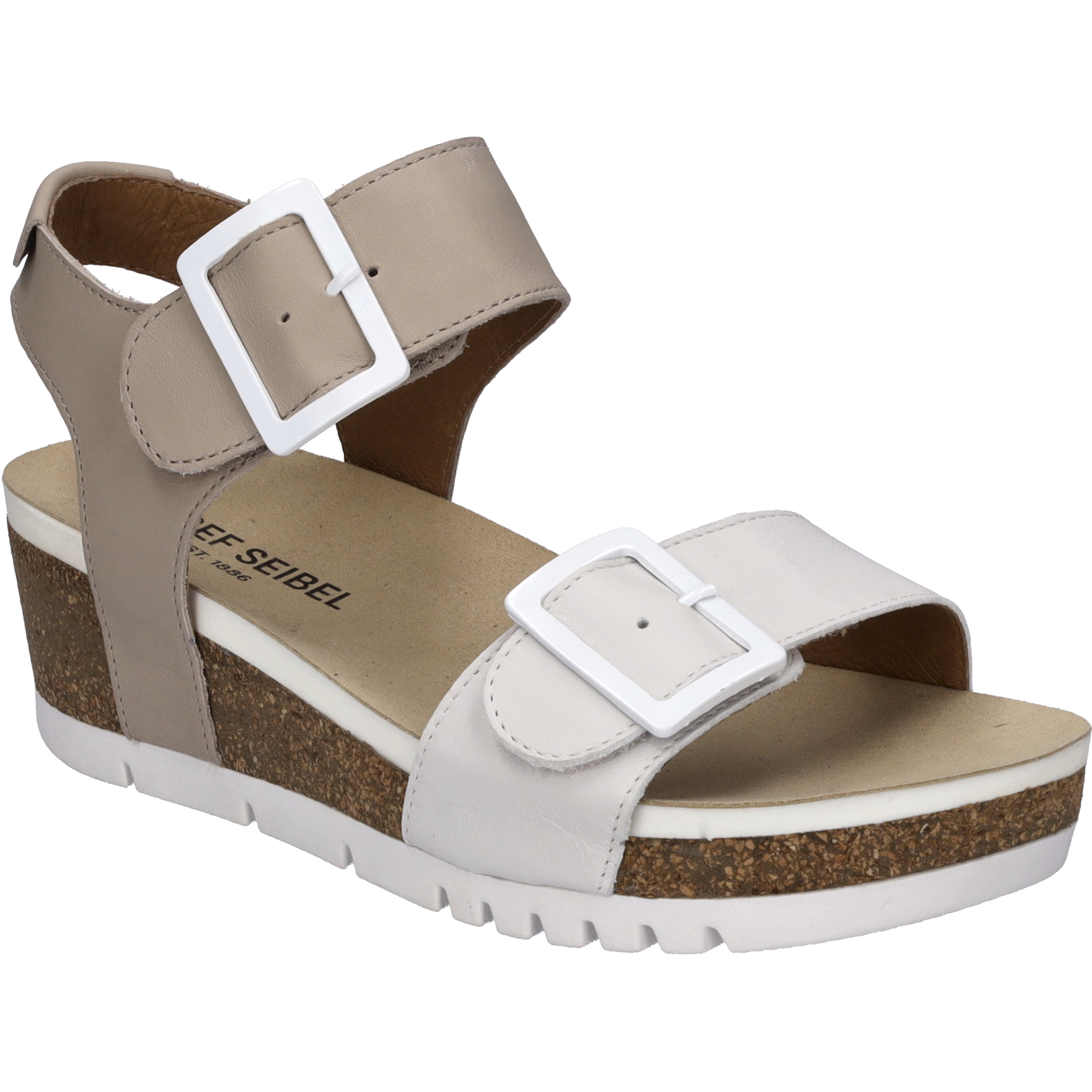 JOSEF SEIBEL Quinn 02 | Sandale für Damen | Weiß Quinn 02, offwhite-kombi