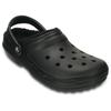 Hausschuh CROCS "Classic Lined Clog", Herren, Gr. 45, schwarz (schwarz, uni), Croslite, casual, Schuhe, Gartenclog, Schlappen, Clog, mit kuscheligem Fellimitat