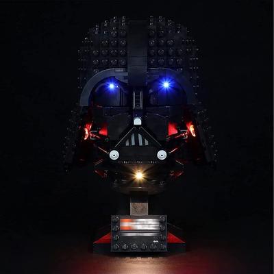 Usb Lighting Kit For Lego Building Bricks Blocks 75304 Star Wars Darth Vader Helmet (Not Include Lego Model)