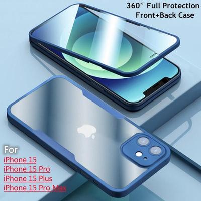 For Iphone 15 15 Pro 15 Plus 15 Pro Max Phone Case 360Â° All Inclusive Double Side Screen Protector Cover Cover For Iphone 15 14 14 Plus 14 Pro 14 Pro Max 13 Mini 13 Pro 13 Pro Max 13 12 12 Pro Max 12 11 Pro Max 11 Pro Iphone Se Xs Max Xr Xs X 7 8...