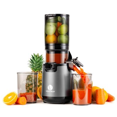 Ventray 900 Slow Masticating Juicer, Cold Press Juicer with 5.1" Extra Large Wide Feed Chute