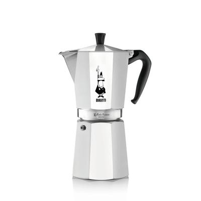 Moka Express 18-Cups Iconic Stovetop Espresso Maker, Aluminum Silver