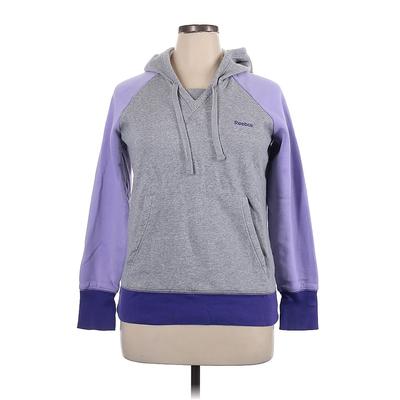 Reebok Pullover Hoodie: Gray Tops - Women's Size X-Large