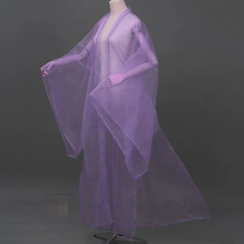 Traditionelle Hanfu Mantel Frauen Männer Chiffon Strickjacke Umhang chinesische Innet Fee Kostüm große Ärmel Bluse Volkstanz Kostüm Image