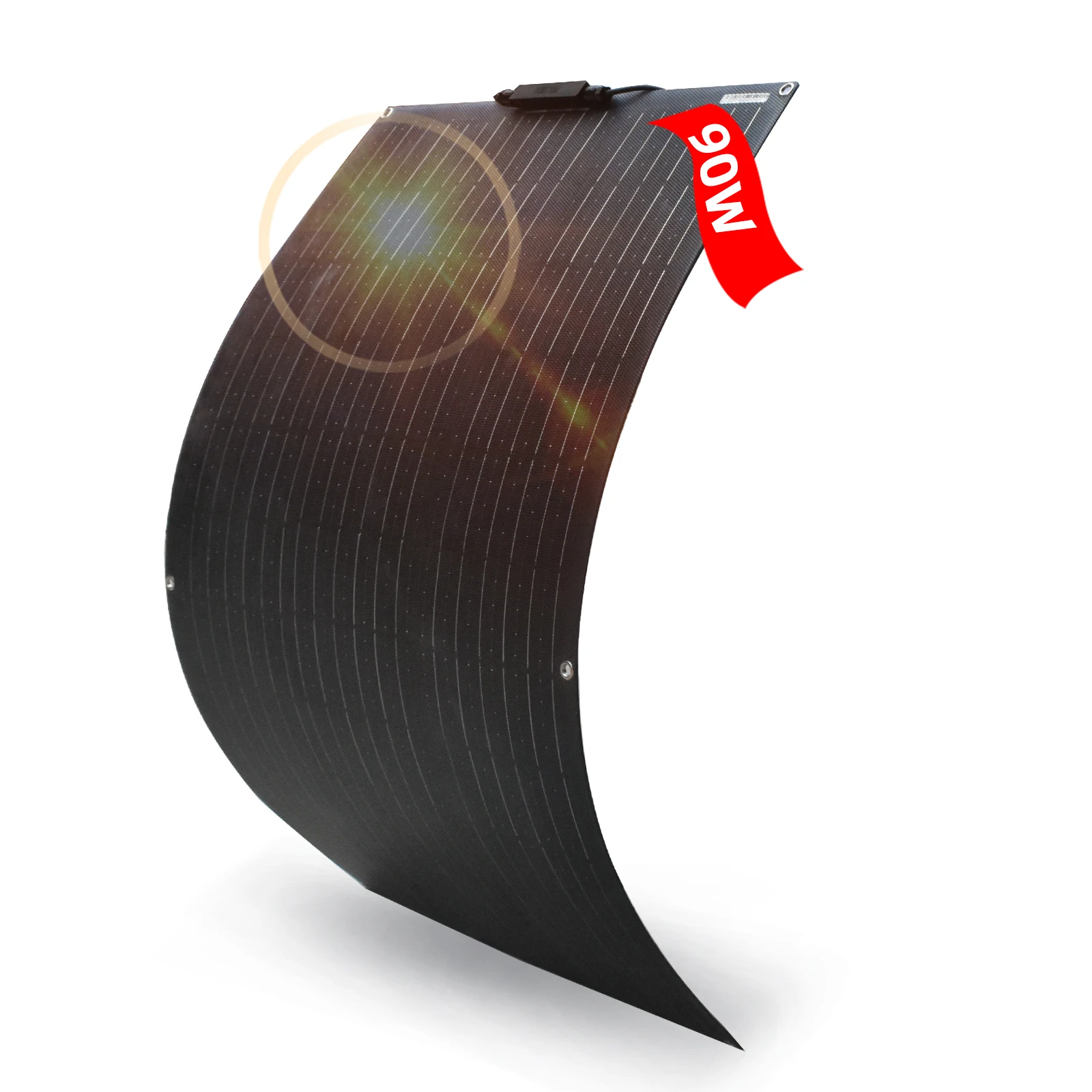 Solar panel 90w 180w 270w 360w 18v etfe flexible neue Technologie 12bb mono kristalline Zelle für 12V Batterie ladesystem Kit Image