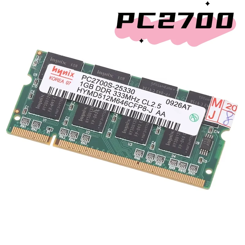 Neue Speicher-RAM 1GB DDR PC2700/3200/2100 DDR1 333MHz 333MHz Desktop-PC Memoria-Modul Computer Desktop DDR1 RAM Image